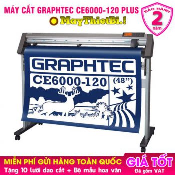 Máy cắt decal Graphtec CE6000-120 Plus: Cắt - Bế decal tem nhãn 1m2