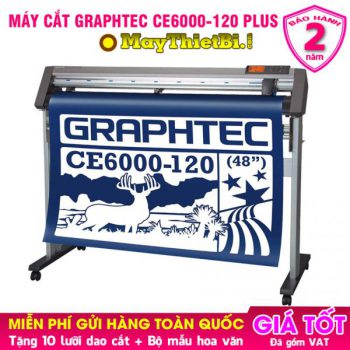 Máy cắt decal Graphtec CE6000-120 Plus: Cắt - Bế decal tem nhãn 1m2