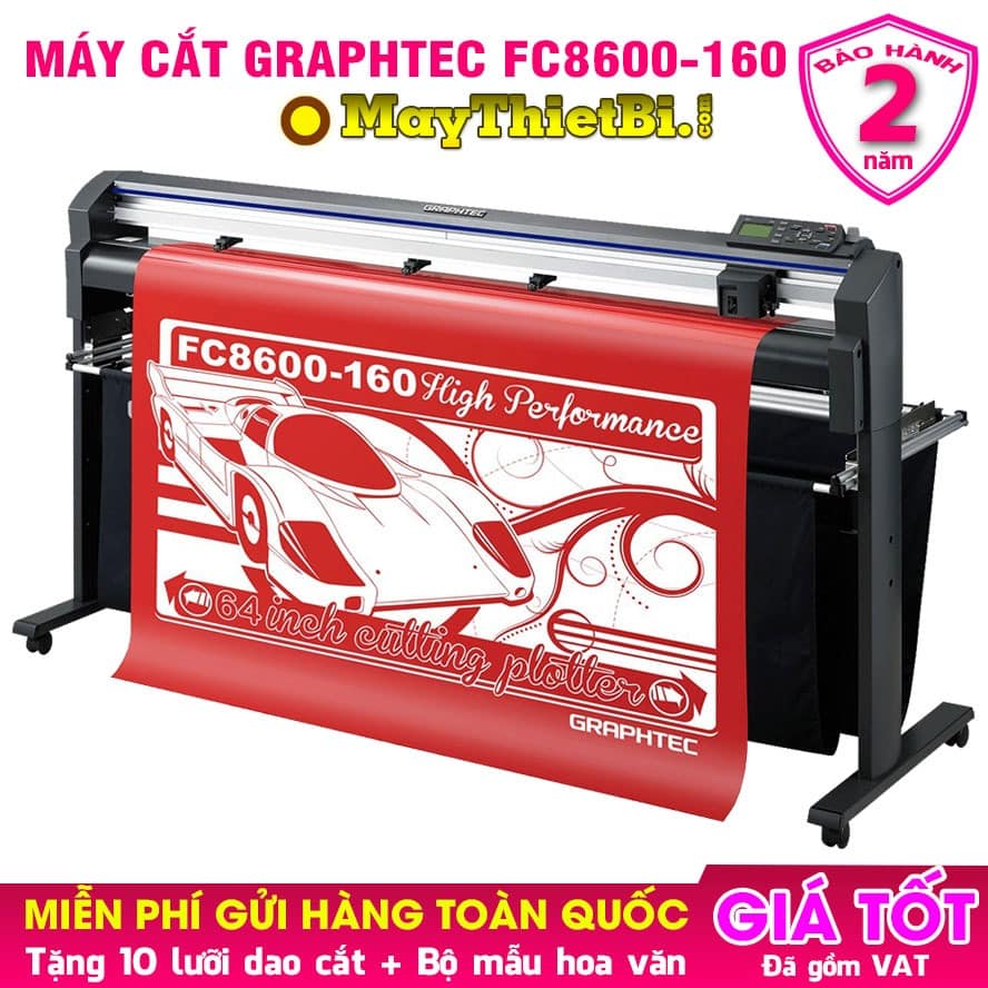 Máy cắt decal Graphtec FC8600-160 Nhật Bản cắt - bế cực chuẩn