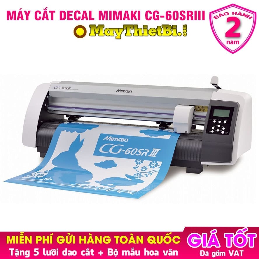 Máy cắt bế decal tem nhãn Mimaki CG-60SRIII