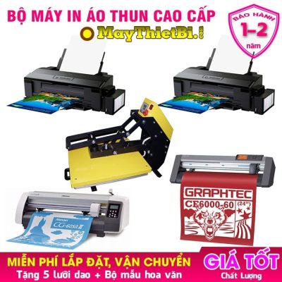 Bộ máy in áo thun cao cấp dễ làm ít vốn