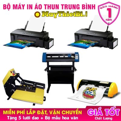 Bộ máy in áo thun giá tốt nhiều người dùng