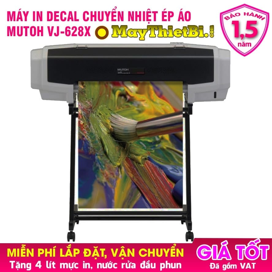 Máy in decal khổ 6 tấc Mutoh Valuejet VJ-628X Nhật Bản