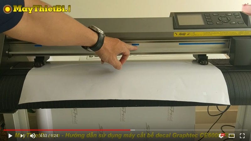 Hướng dẫn sử dụng máy cắt decal Graphtec CE6000 Plus