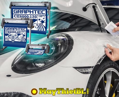 Cắt film cường lực PPF dán bảo vệ xe hơi với Graphtec CE6000 Plus