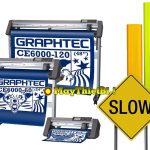 Cắt decal phản quang 3M 3900 – 3400 bảng giao thông với máy Graphtec CE6000 Plus