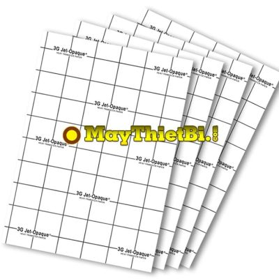 Decal in chuyển nhiệt tờ A3 in áo đậm màu 3G Jet Opaque