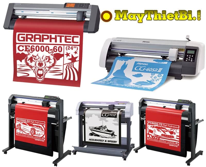 Máy cắt chữ decal 60cm (6 tấc) Nhật Bản cắt bế decal tem nhãn đẹp, bền, giá tốt