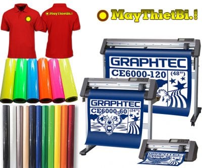 Máy cắt decal chuyển nhiệt in áo tốt nhất là Graphtec CE6000 Plus