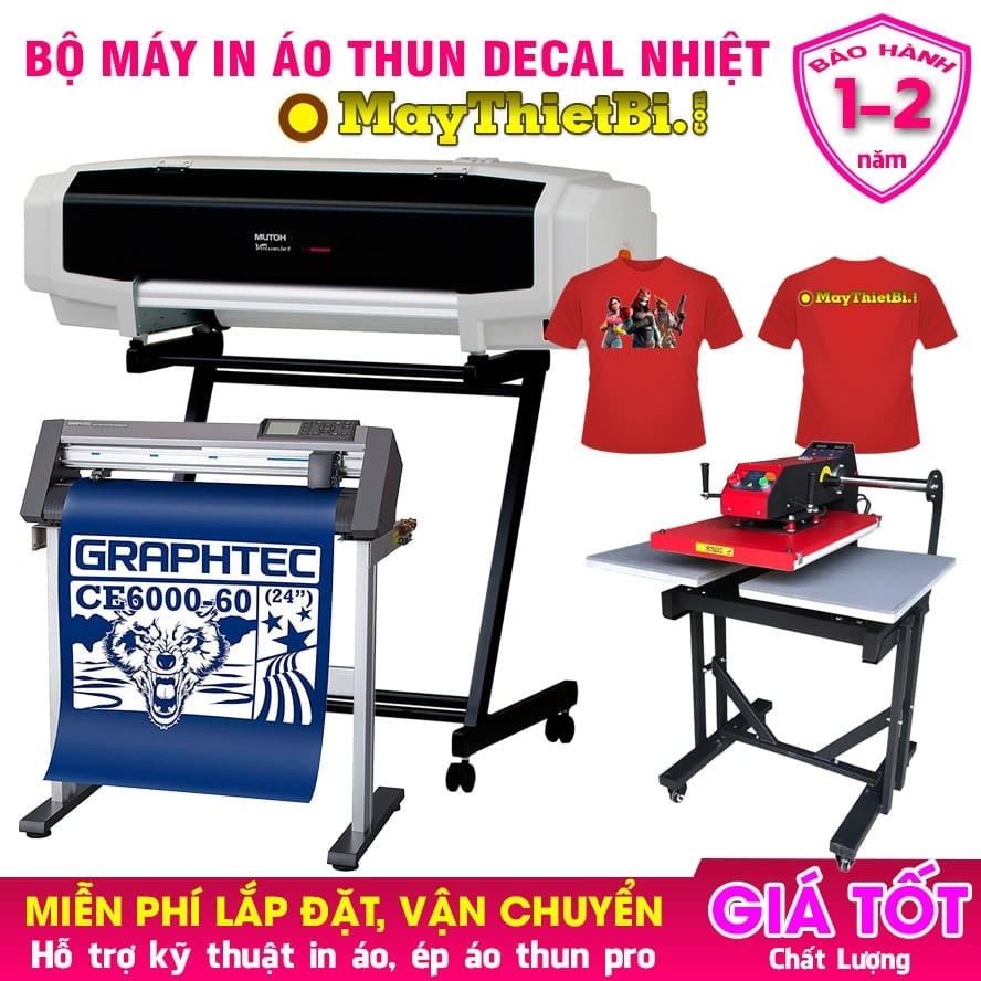 Bộ máy in áo thun màu đen - áo thun đậm màu tốc độ nhanh, cực đẹp