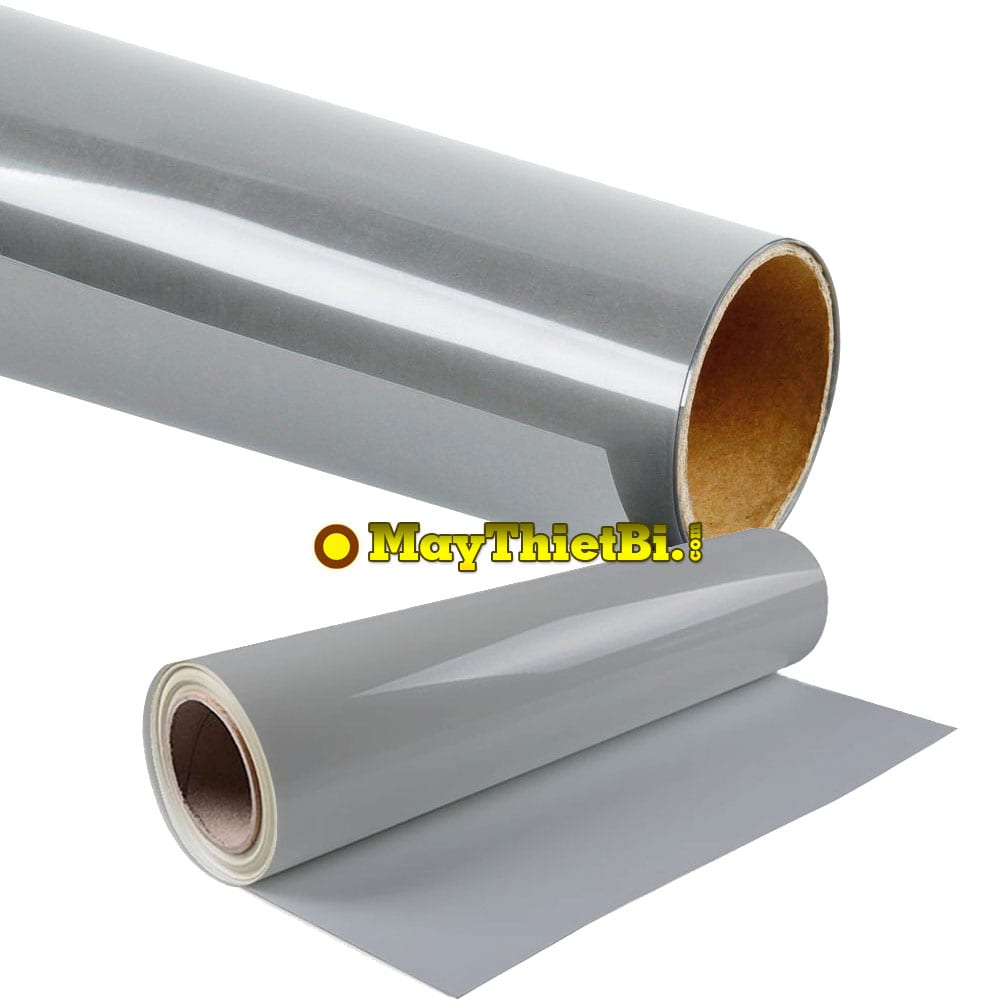 Decal ép nhiệt phản quang bạc PU khổ 0,61x50m giá rẻ