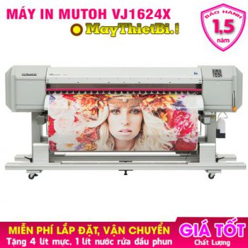 Máy in Mutoh ValueJet 1624X khổ 1m6 Nhật Bản in mực dầu cực đẹp