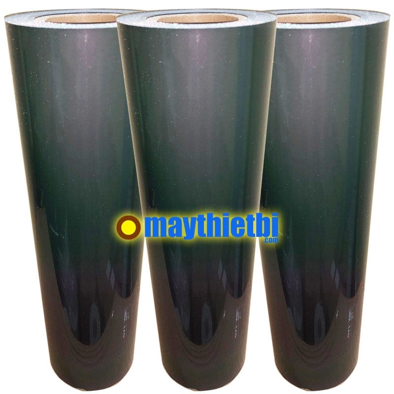 Cuộn decal phảng quang bảy màu in áo sáng rực
