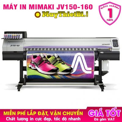 Máy in decal Mimaki JV150-160 khổ 1m6 in mực dầu in đẹp giá tốt
