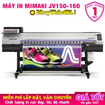 Máy in decal Mimaki JV150-160 khổ 1m6 in mực dầu in đẹp giá tốt