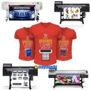 Máy in logo quần áo thể thao, in decal chuyển nhiệt ép áo thun tốt nhất