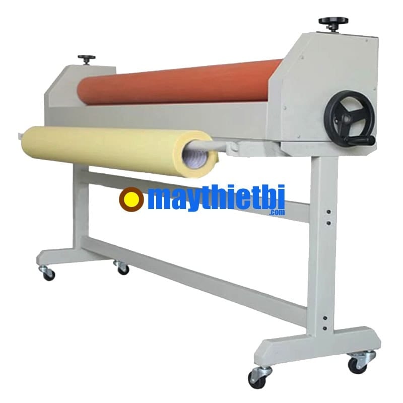 Máy cán màng nguội khổ 1m6 giá rẻ cán bằng tay