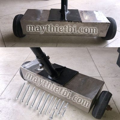 Xe hút đinh ốc vít dằm sắt thép bằng nam châm vĩnh cửu khổ 4 tấc