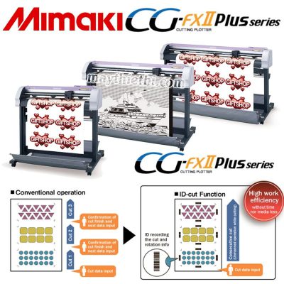 Máy cắt bế decal Mimaki CG-FXII Plus ra đời với tính năng cắt liên tục (ID Cut)