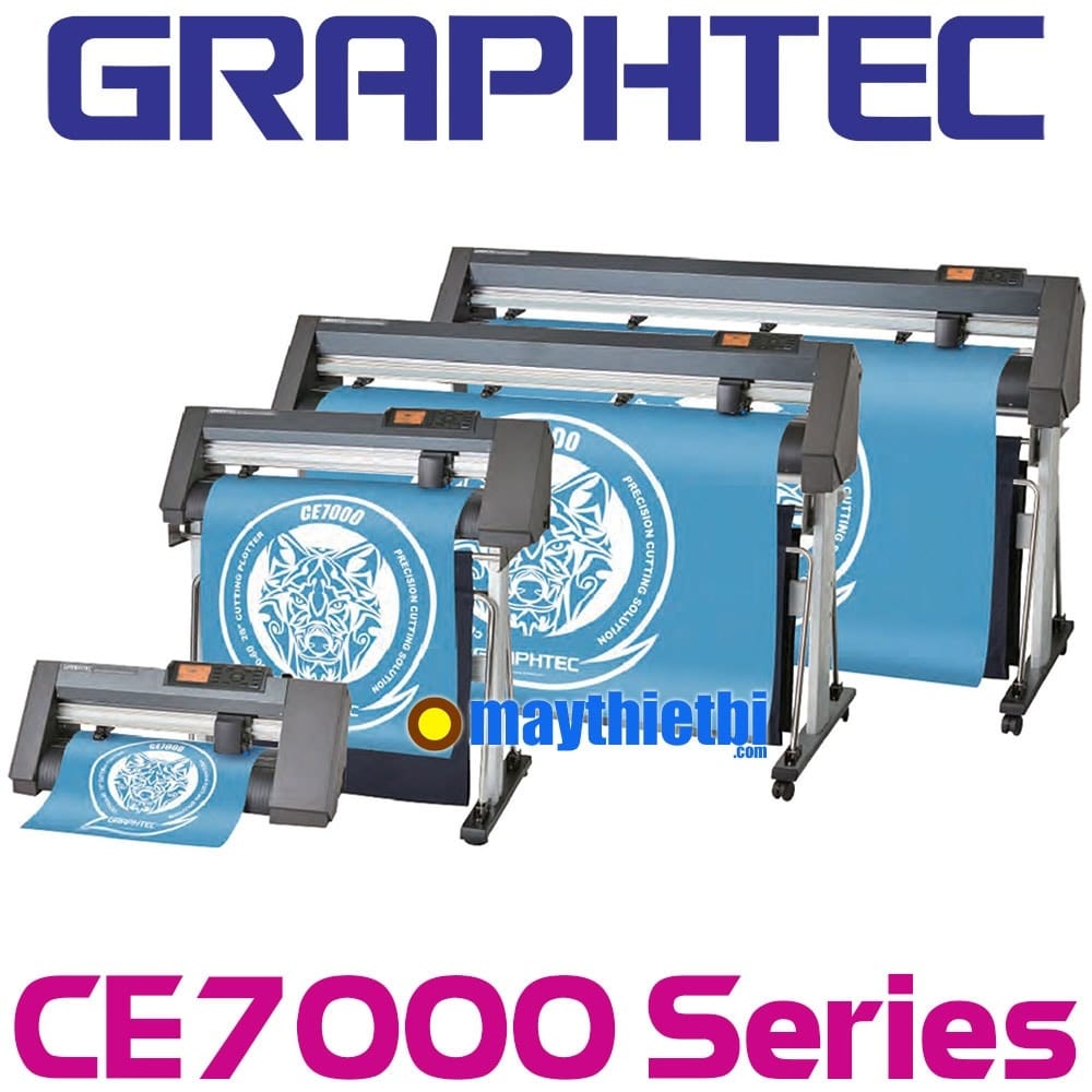 Máy cắt decal Graphtec CE7000 cắt nhanh hơn, dài hơn, đẹp hơn