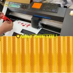 Cắt decal phản quang Avery và 3M loại dày với máy cắt Graphtec CE7000