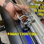 Cách chỉnh sửa máy cắt decal Graphtec bị lỏng cụm đầu dao gây rung lắc, cắt run chữ