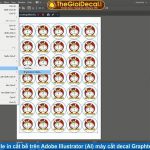 Hướng dẫn cách tạo file cắt bế decal trên Adobe Illustrator (AI) máy cắt Graphtec