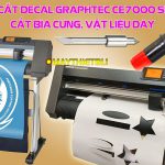 Hướng dẫn chỉnh máy cắt Graphtec CE7000 cắt giấy roki và couche