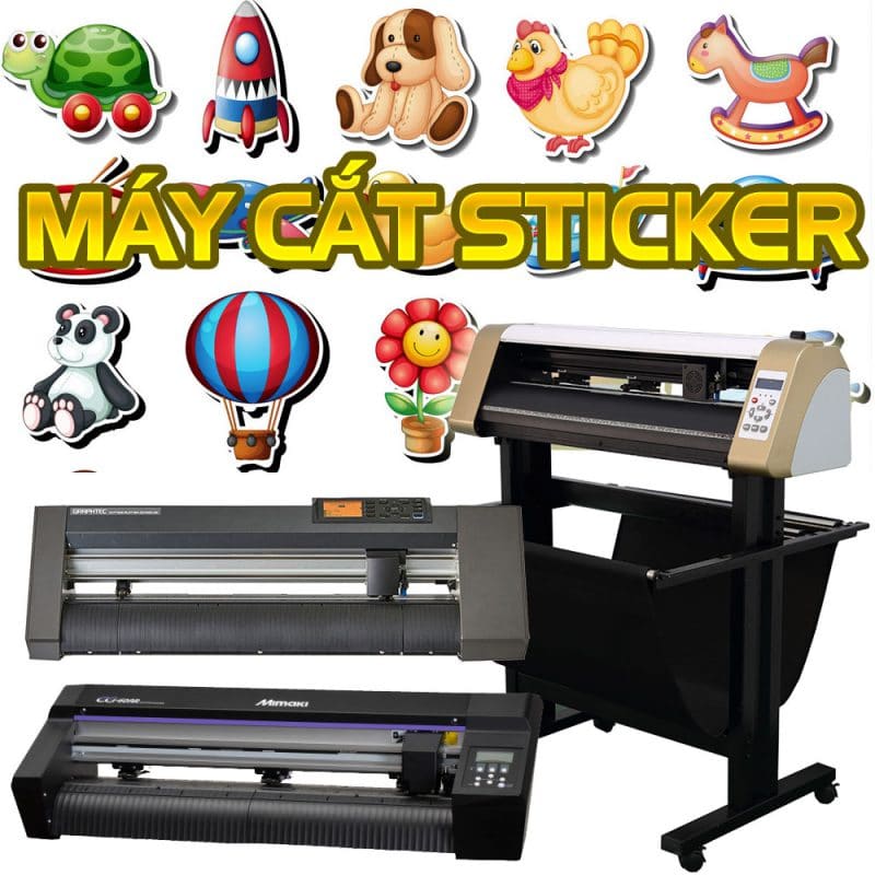 Máy cắt sticker tem nhãn giá rẻ - MÁY THIẾT BỊ