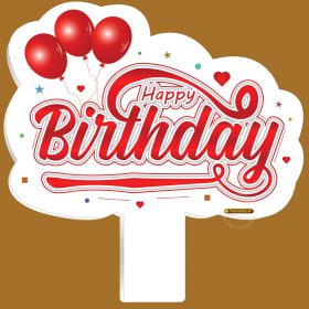 Bảng hashtag cầm tay Chúc Mừng Sinh Nhật - Happy Birthday