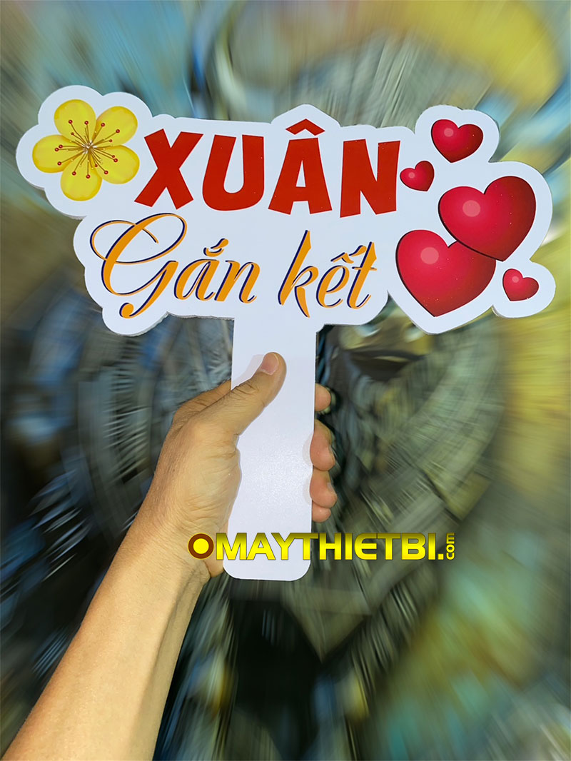 Bảng cầm tay chụp hình Tết