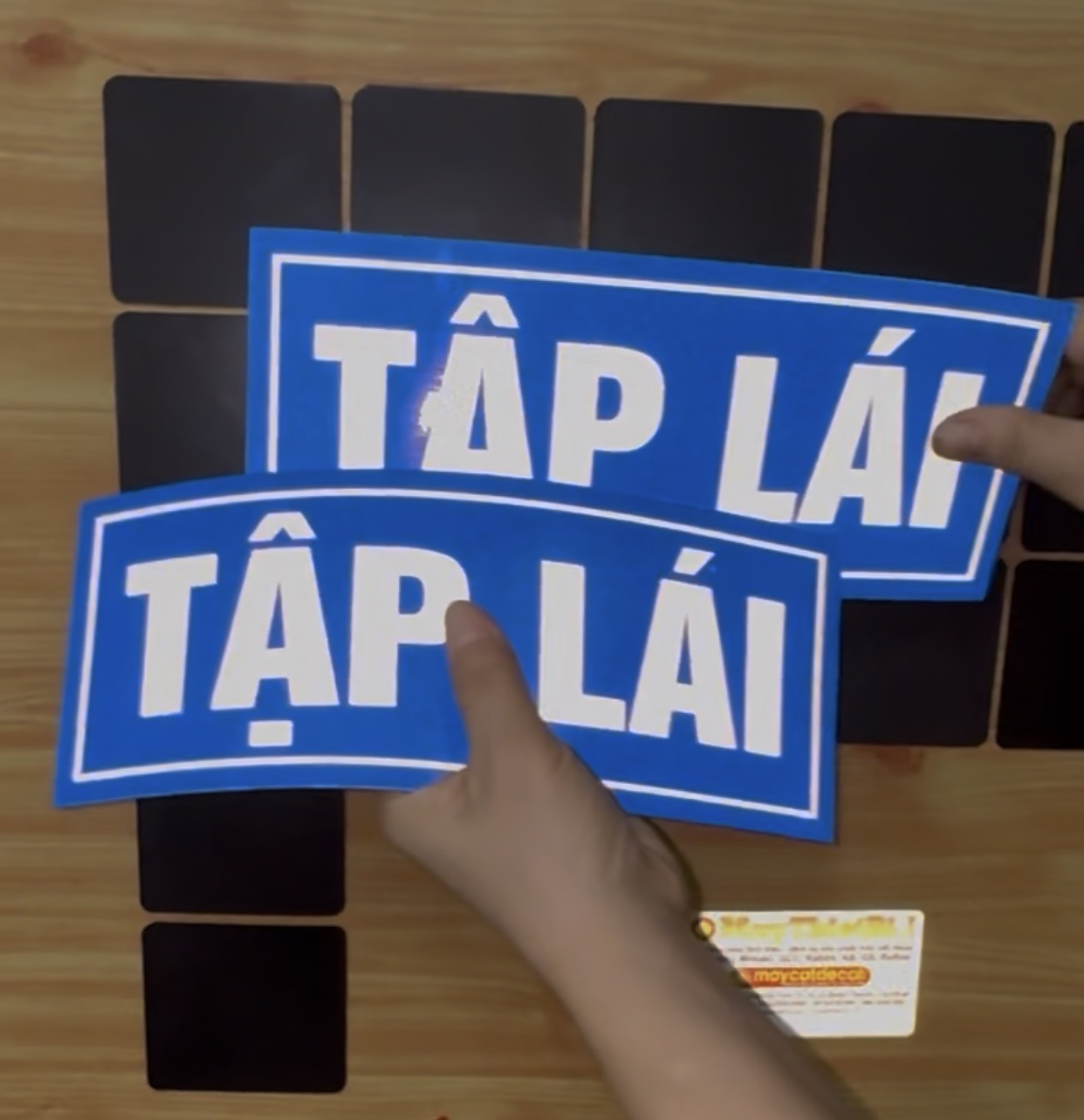 Biển tập lái phản quang 3M sáng rực ban đêm