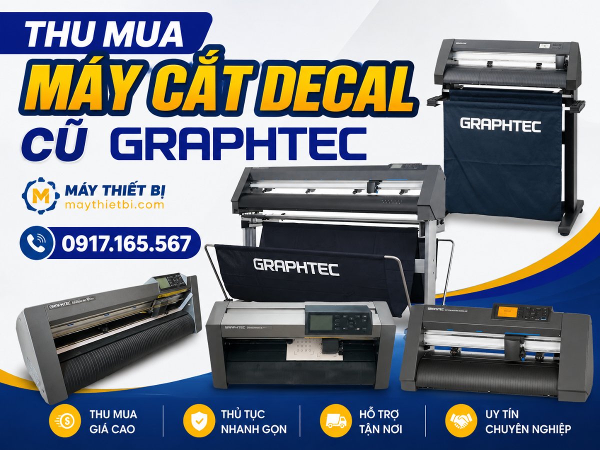 Thu mua máy cắt Graphtec đã qua sử dụng