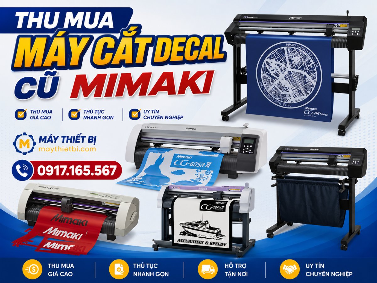 Thu mua máy cắt Mimaki đã qua sử dụng